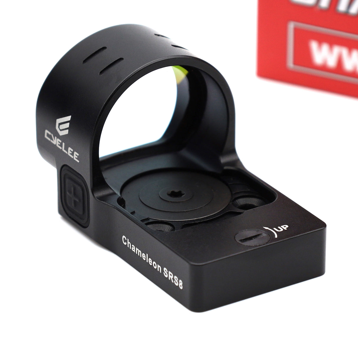 OPEN BOX - Cyelee Chameleon SRS8 w/ STIG-RS, Red 8 MOA Dot, For RMR/407C/507C Footprint