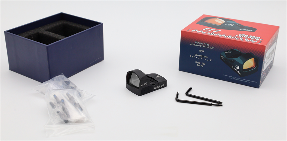 OPEN BOX - Cyelee CT2, Green 3 MOA Dot, For RMR/407C/507C Footprint