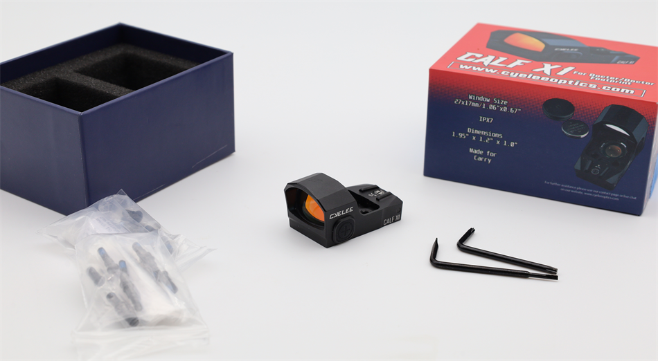 OPEN BOX - Cyelee Calf X1, Red 3 MOA Dot, For Doctor Footprint