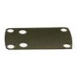 a close up of a metal plate with holes