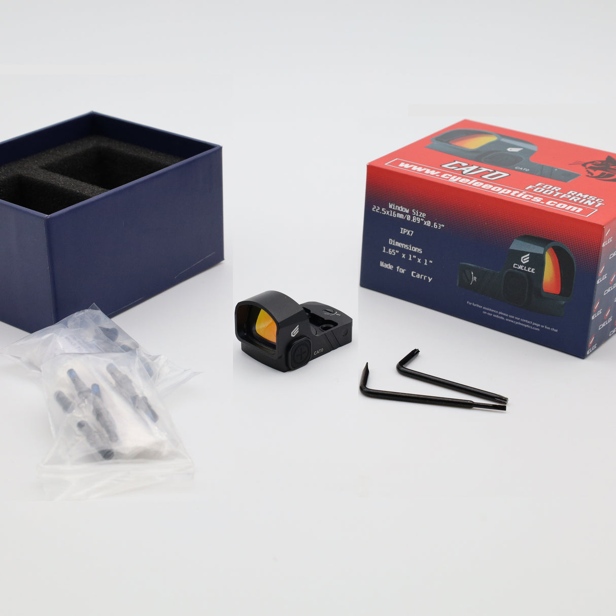 OPEN BOX - Cyelee CAT0, Red 3 MOA Dot, For RMSc/407k/507k Footprint